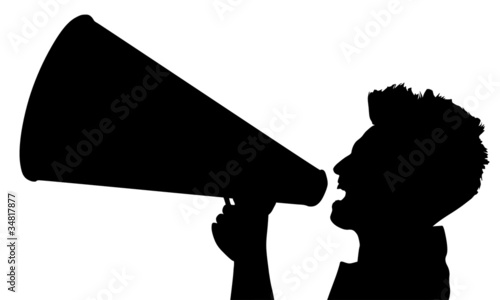 Man with Megaphone