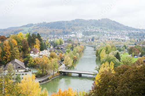 Bern; Switzerland; Swiss; aar; aare; river; multicolored; water;