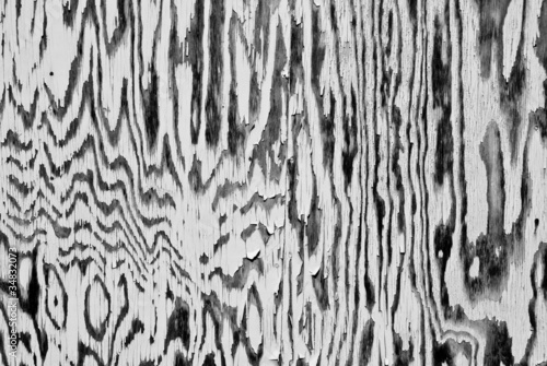 Zebra pattern on an old fishing shed wall