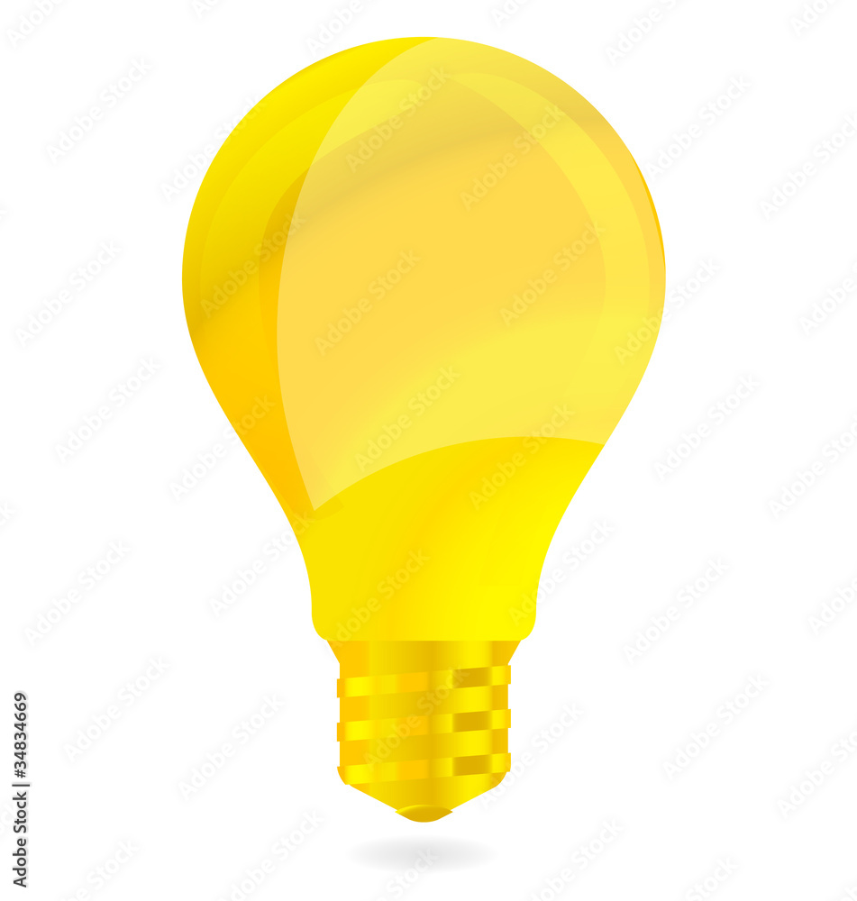 electric light bulb gold color electric light bulb gold color