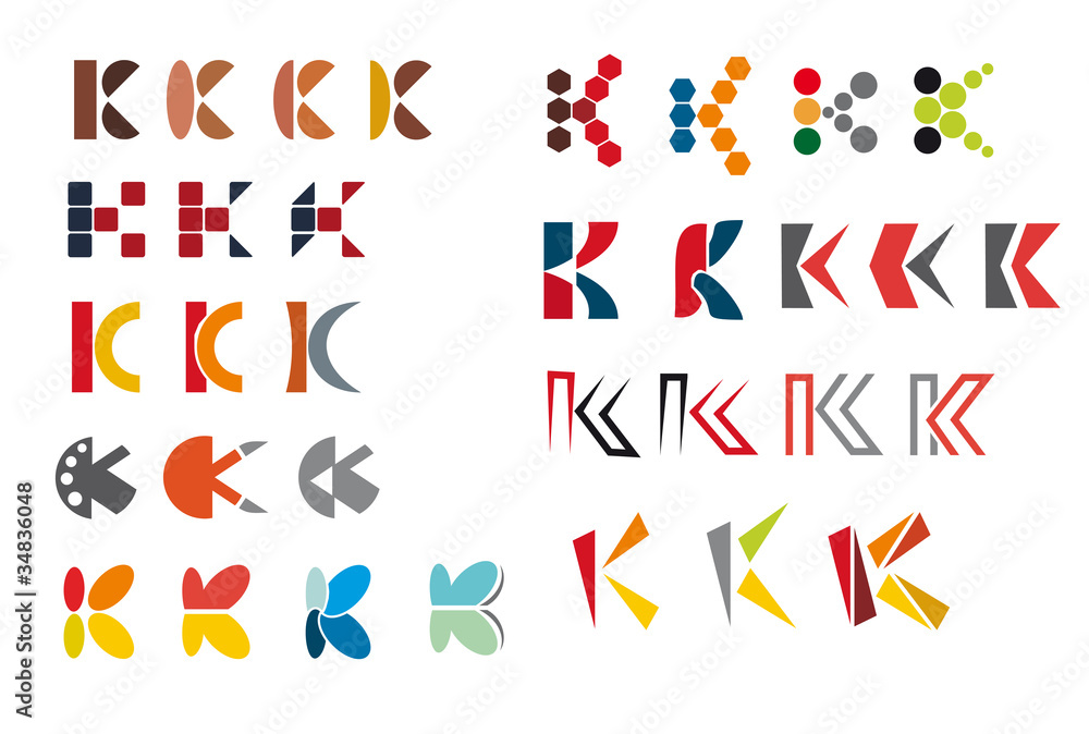 Alphabet letter K Alphabet letter K