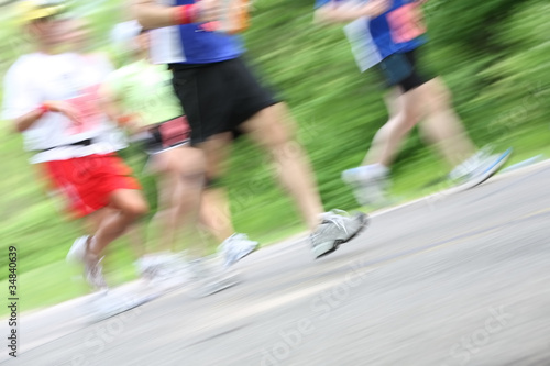 Marathon (in camera motion blur)