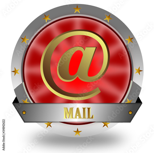 Mail gold & silver icon