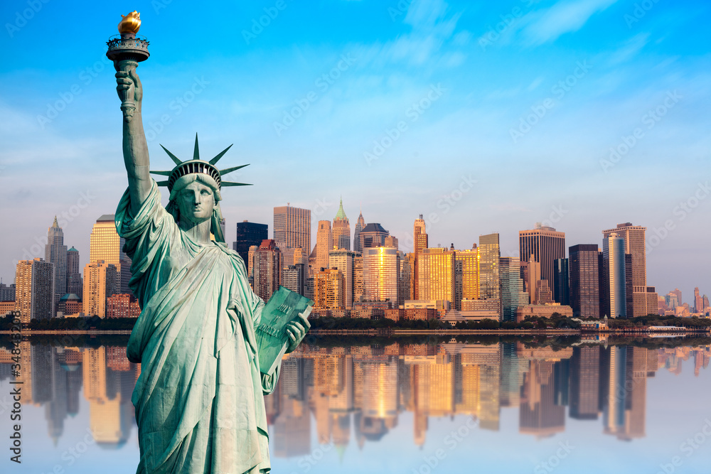Obraz premium Statua Wolności w Nowym Jorku