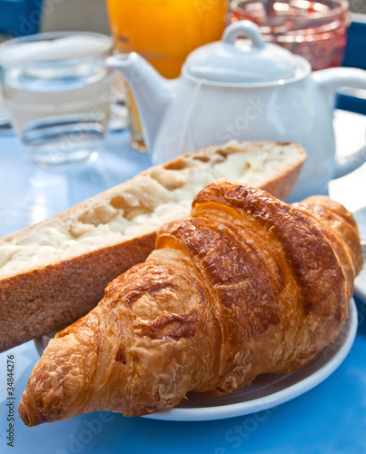 coffee and croissants