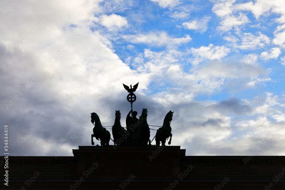 Obraz premium Schatten der Quadriga