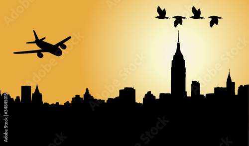 Silhouette Stadt