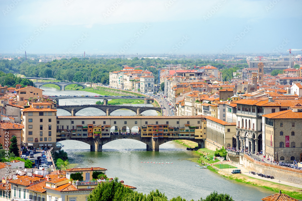 Florenz mit Ponte Vecchio 2