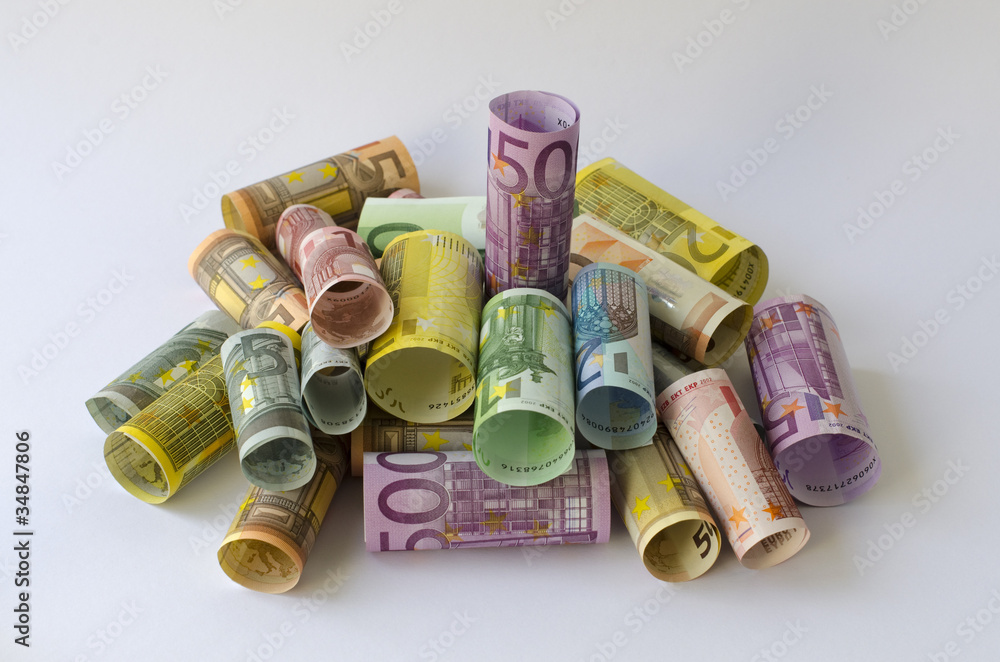 Ein Haufen Geld Stock-Foto | Adobe Stock