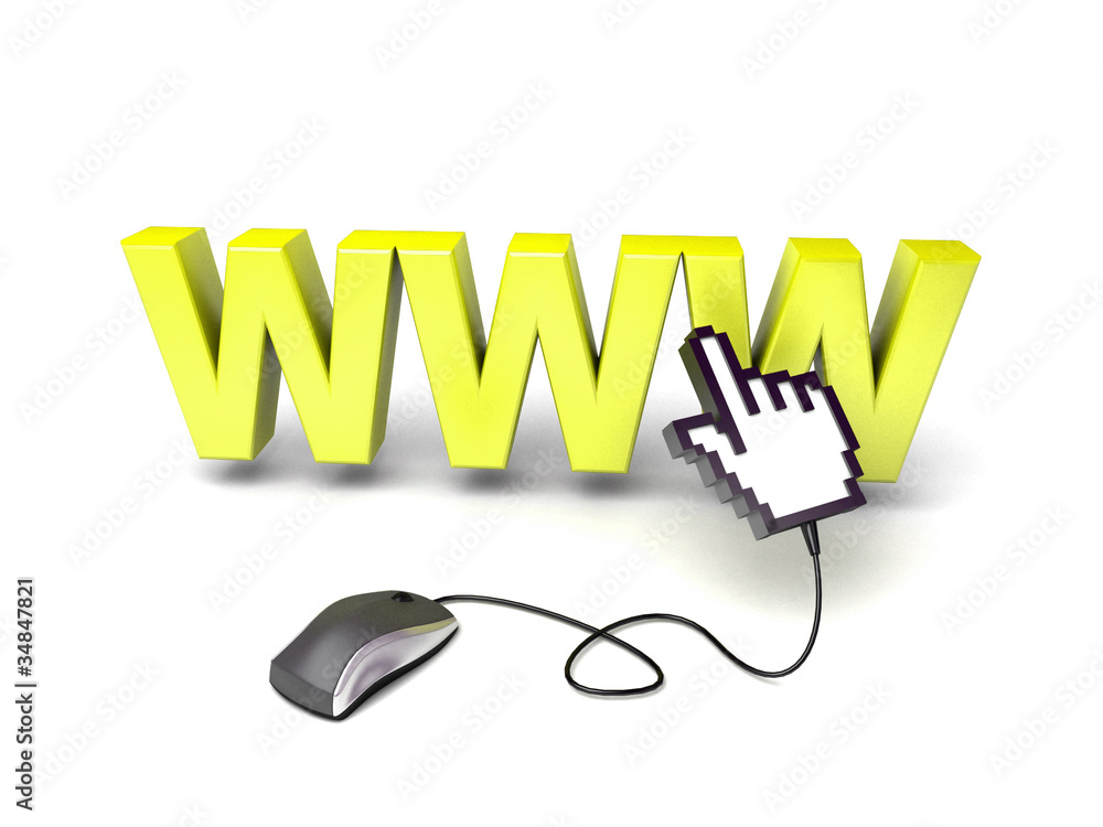 Fototapeta premium Global network the Internet