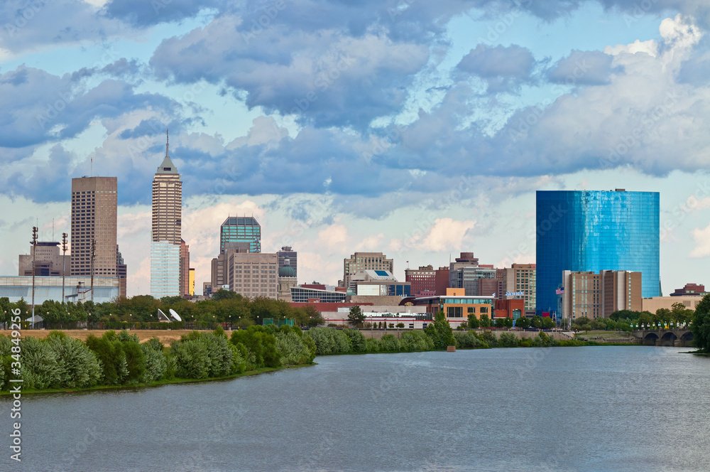 Indianapolis skyline.