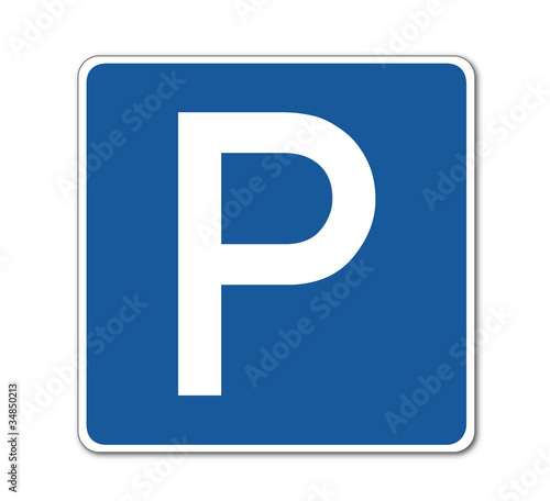 Parkplatz, Verkehrsschild