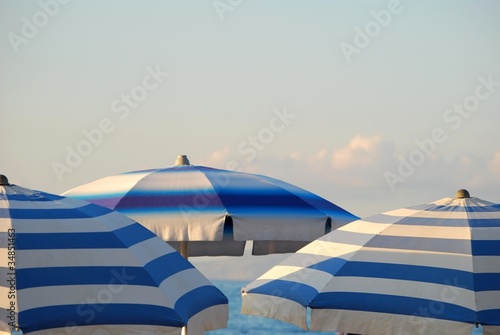 ombrelloni in spiaggia