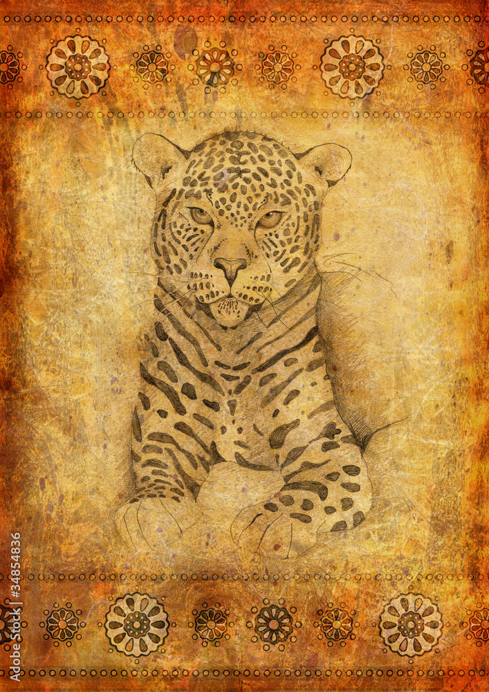Vintage leopard