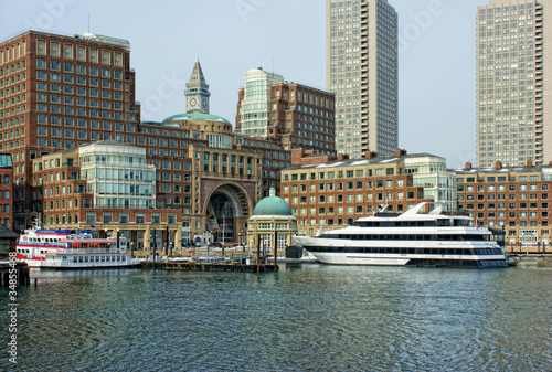 inside historic rowes wharf in boston massachusetts