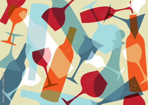 Beverage texture background