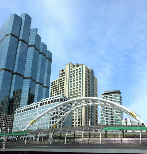 Buildings in the city of bangkok, Thailand.