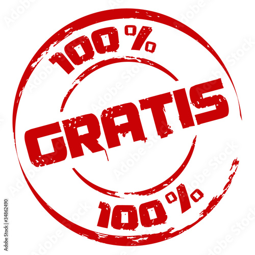 Stempel: 100 % Gratis