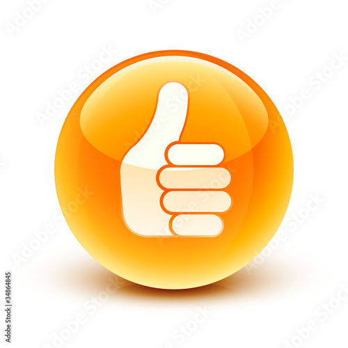 icône pouce haut ok / thumb up icon