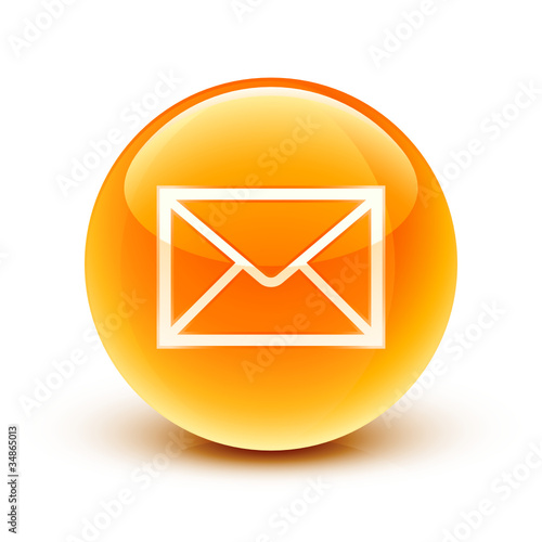 Obraz na płótnie icône e-mail / e-mail icon w salonie