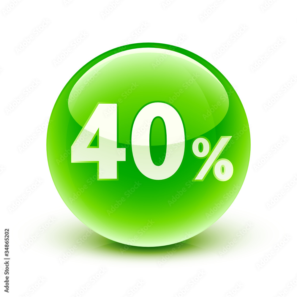 icône 40% / 40% icon icône 40% / 40% icon