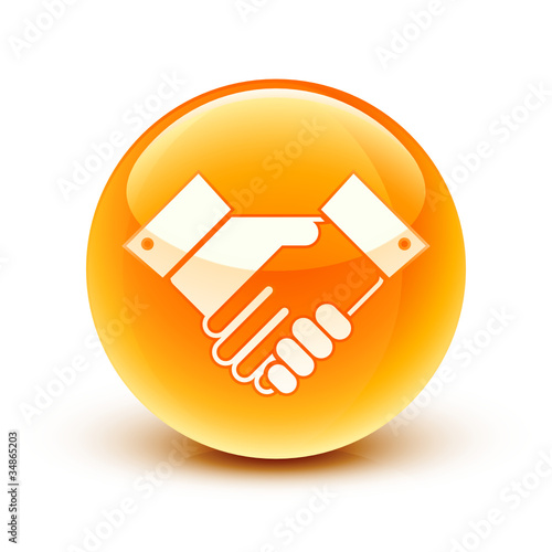 icône poignée de main / hands shake icon