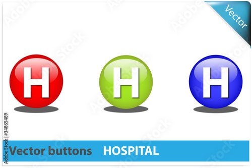 Botón Hospital RGB