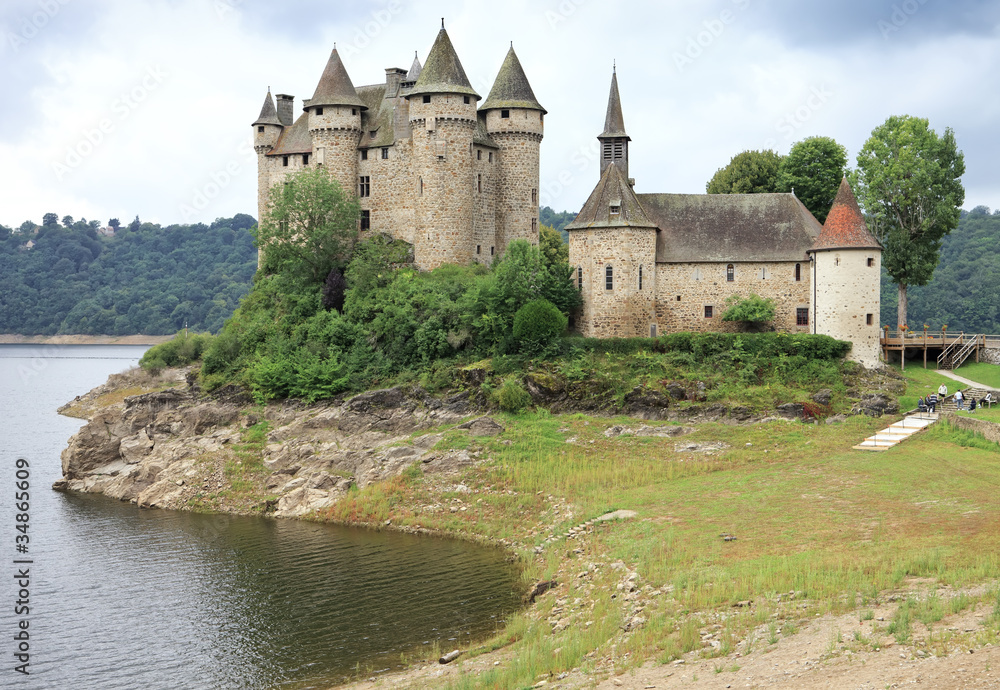 Chateau de Val in Lanobre, France Chateau de Val in Lanobre, France