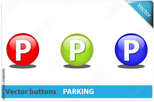 Botón parking colores RGB