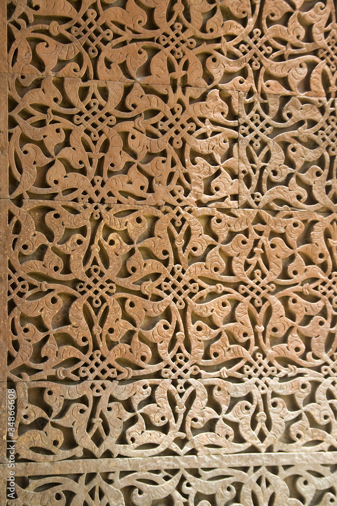 Stone Craft at Qutub Minar