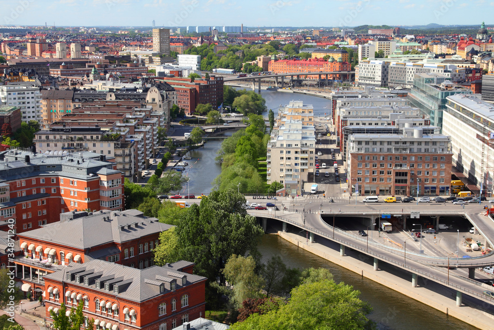 Stockholm, Sweden - aerial view