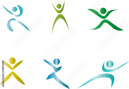 abstract, people, logos, icons