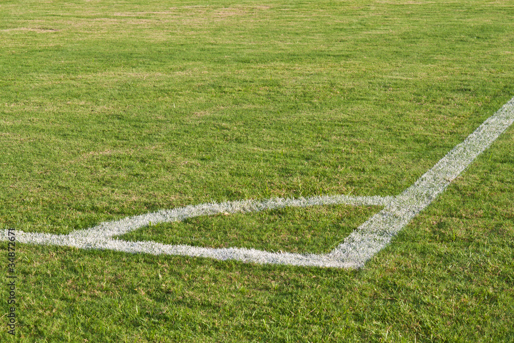 Corner of Football ( Soccer) field