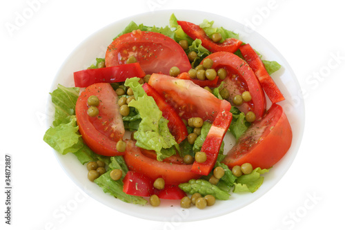 Salad with pea