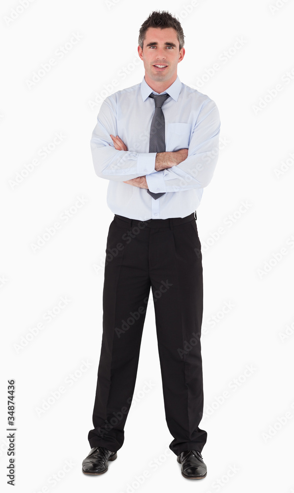 Businessman with his arms crossed Businessman with his arms crossed
