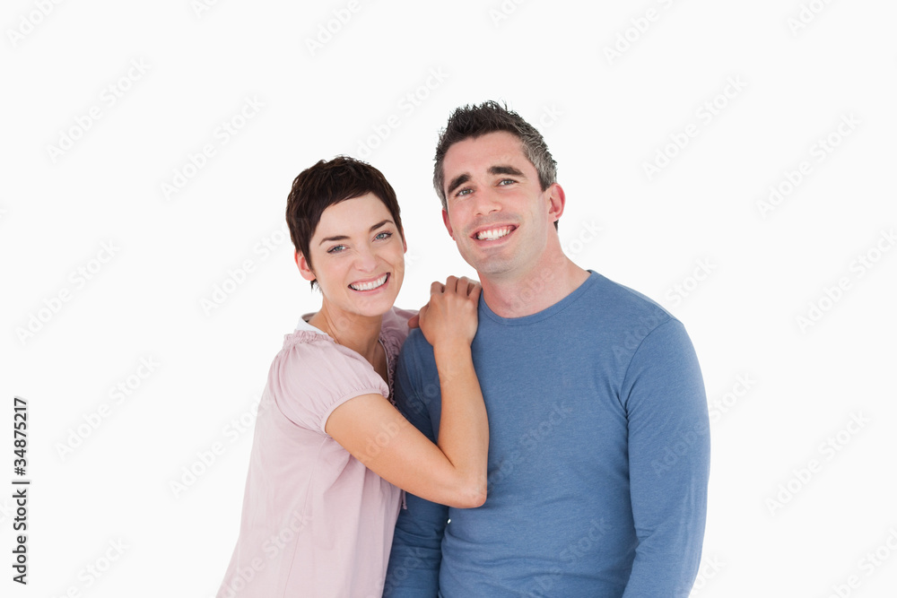 Laughing couple posing Laughing couple posing