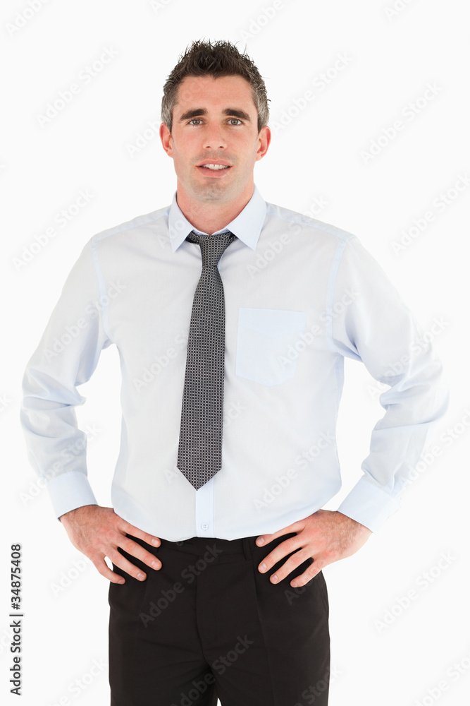 Portrait of a smiling manager posing Portrait of a smiling manager posing