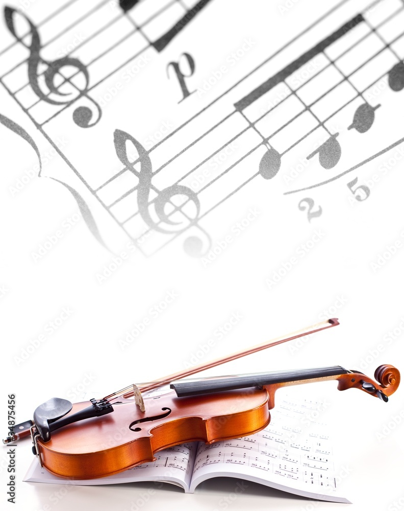 Naklejka premium Music