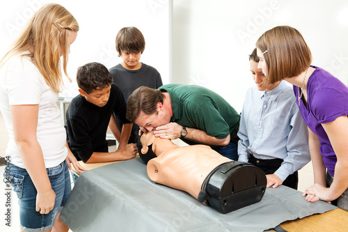 Hight School Health Class - CPR
