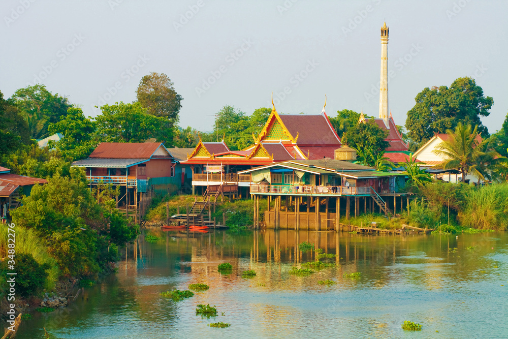 Wat in Ayutthaya Thailand