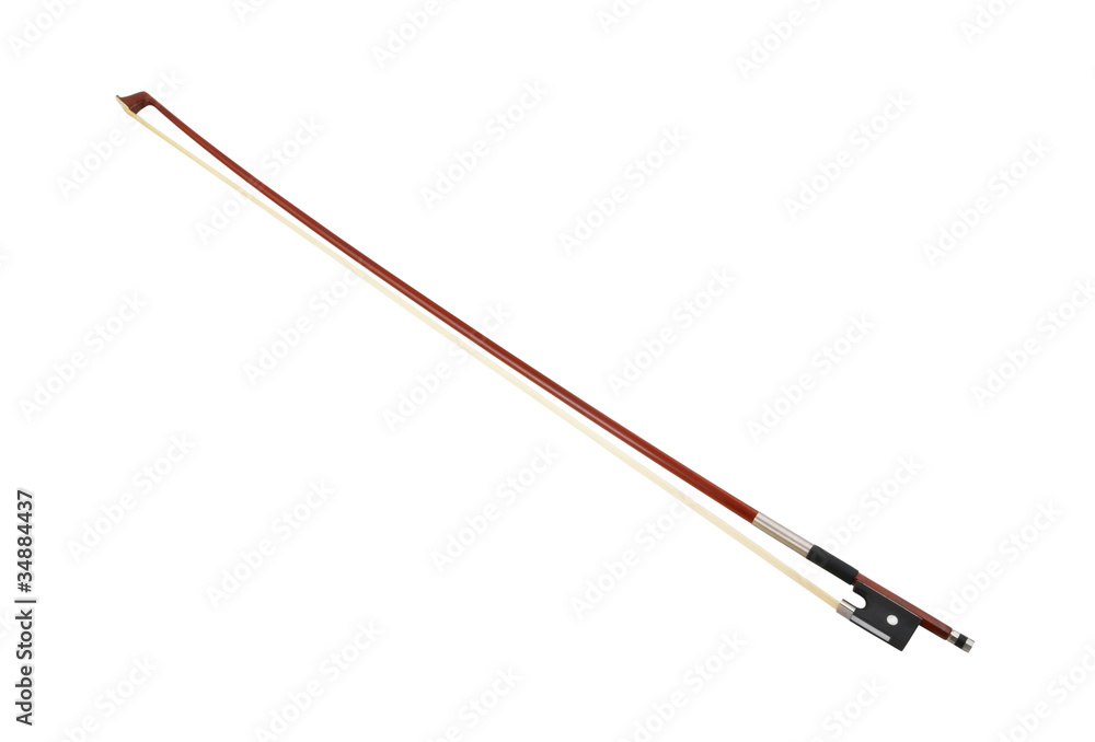 Violin bow isolated on white background Violin bow isolated on white background