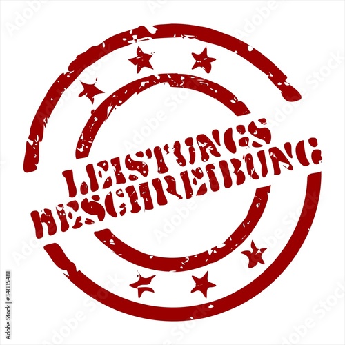 stempel leistungsbeschreibung I