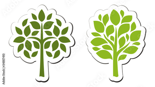 Vector tree emblem 2