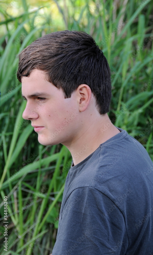 young man profile young man profile
