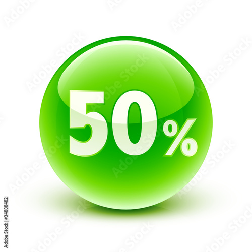 icône 50% / 50% icon