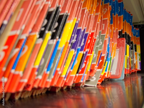 Medical Records folders.