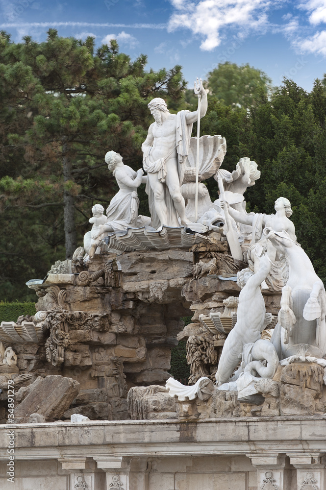 Neptune Fountain Schoenbrunn