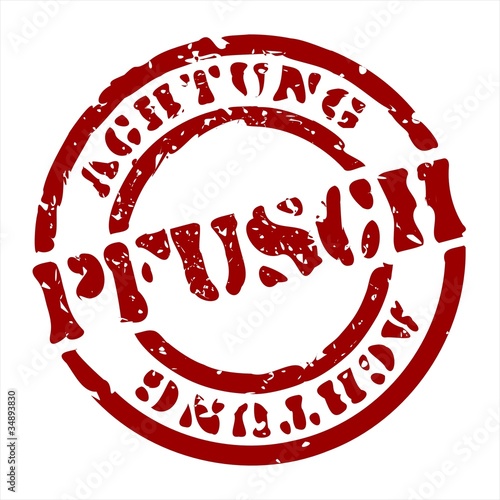 stempel achtung pfusch I