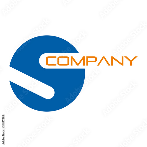 Logo spherical letter S # Vector