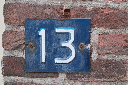 house number 13